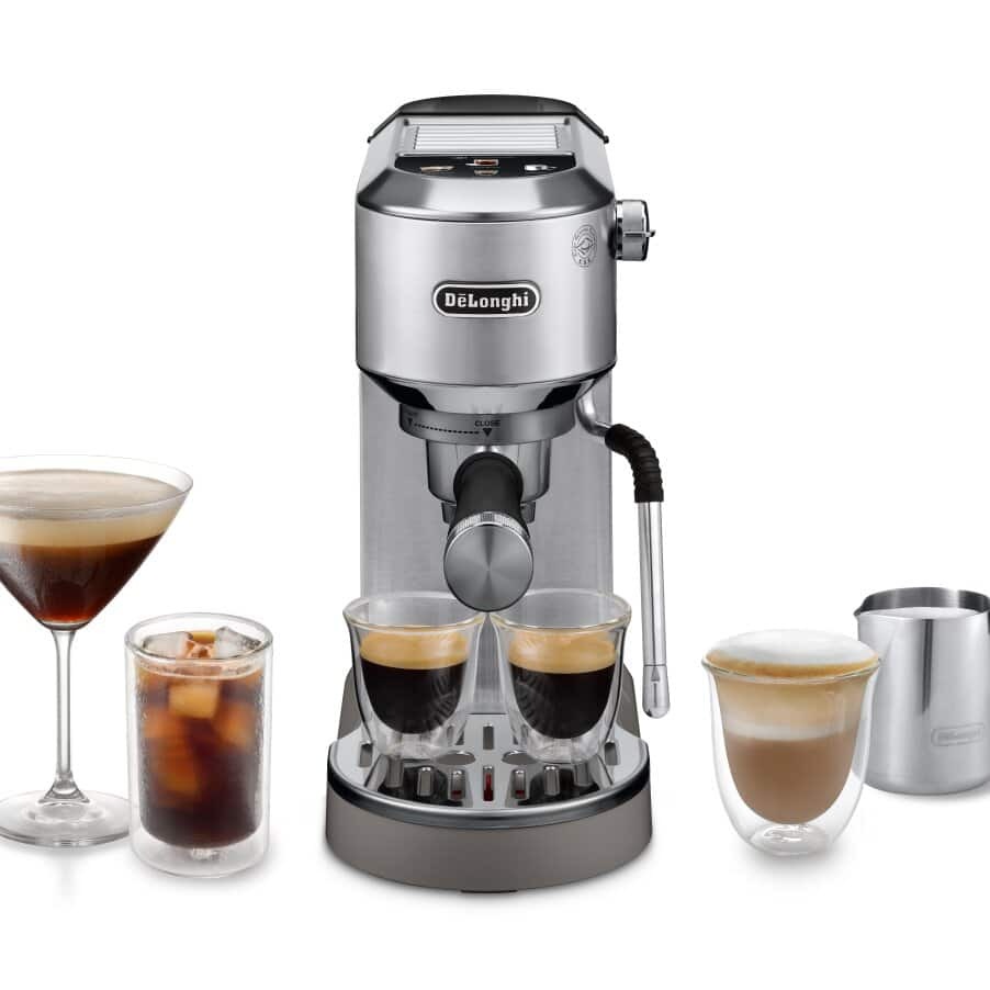 เครื่องชงกาแฟเอสเพรสโซ่ Dedica Duo สกัดชงได้ทั้งกาแฟร้อน และ กาแฟสกัดเย็น Cold Brew